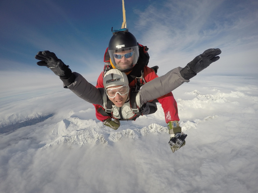NZONE Skydive - Above the Clouds over Queenstown.JPG