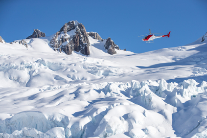 Twin Glacier Scenic Flight departs Franz Josef or Fox Glacier