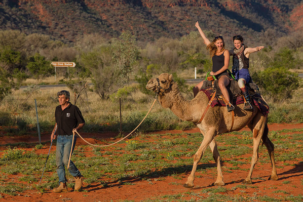 camel-ride-Australian-outback